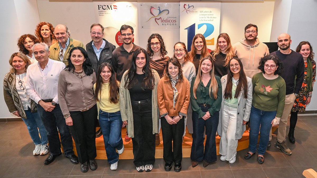 Imagen de los profesionales premiados.