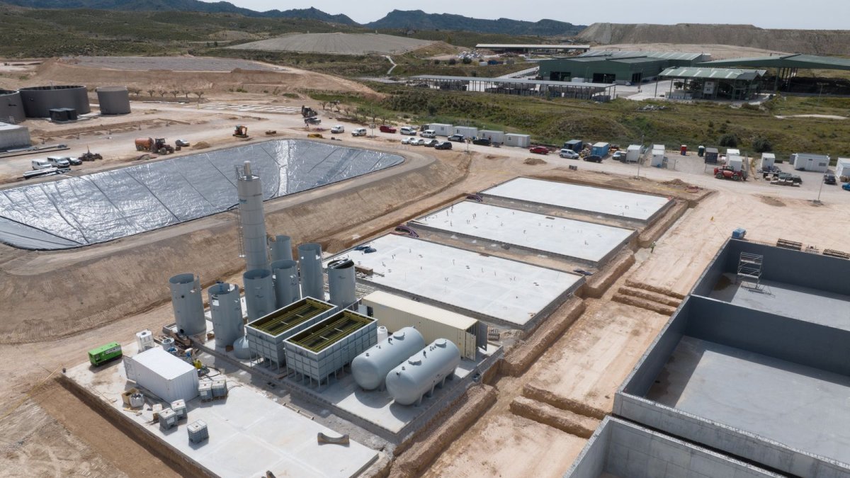 Imagen de la planta de Lorca (Murcia) de Five Bioenergy