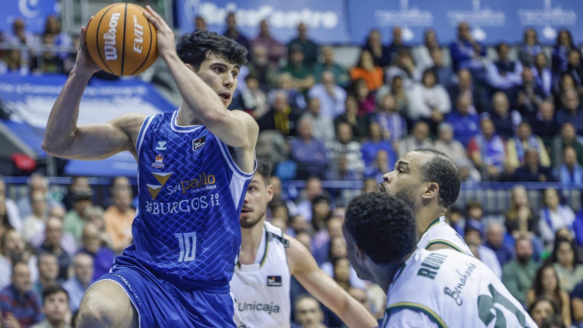 Corbalán durante el partido contra Unicaja.
