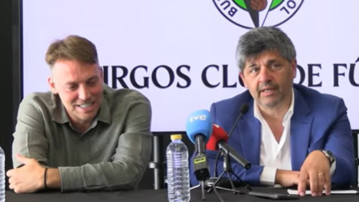Michu y Figoli, durante la rueda de prensa.