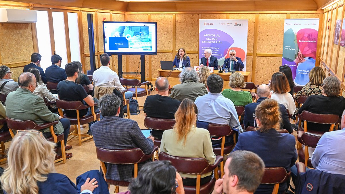 Jornada de economía celebrada por la Cámara de Comercio de Burgos