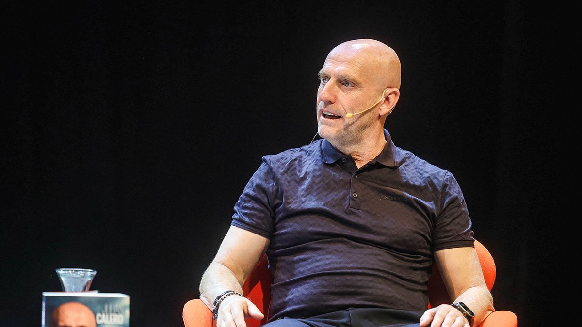 Julián Calero, durante la presentación.