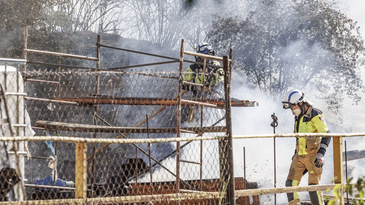 Imagen del incendio.