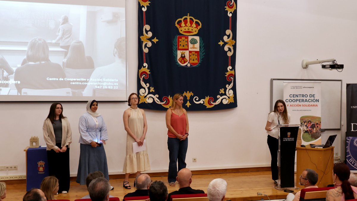 Imagen del acto celebrado en la UBU.