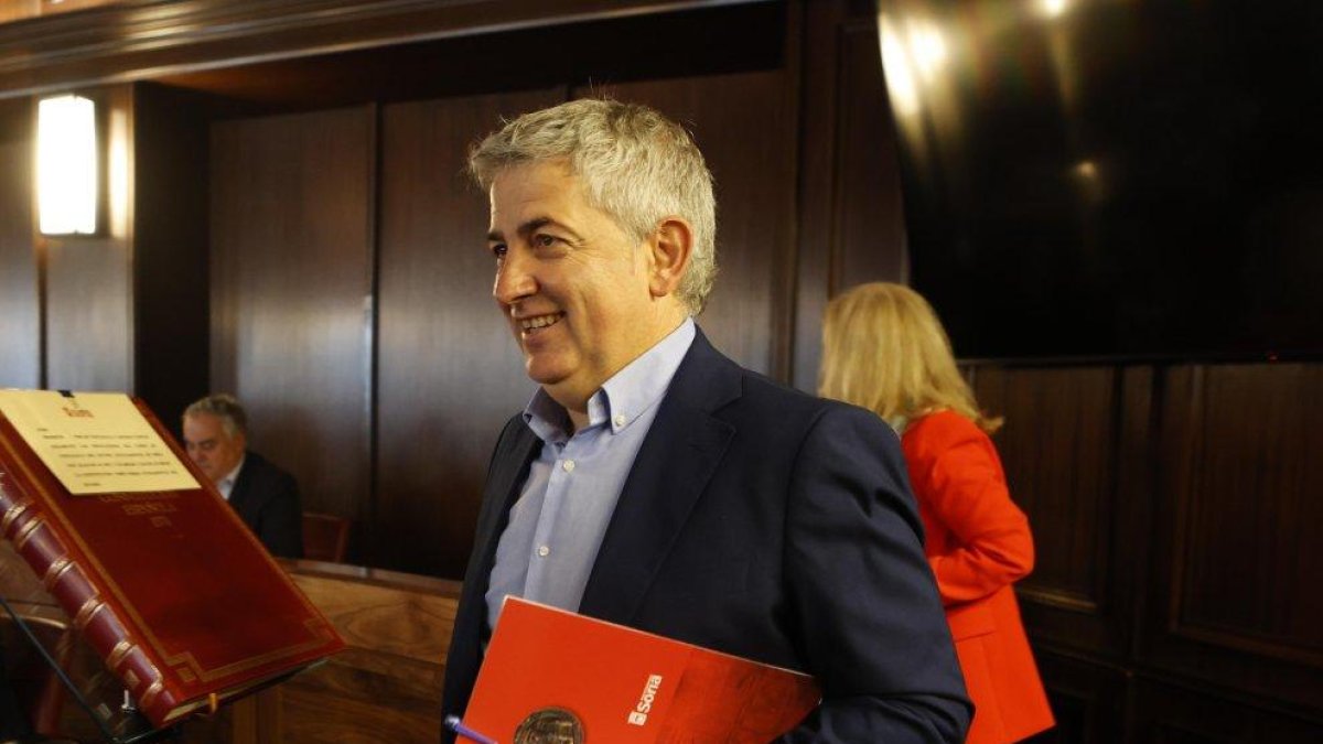 Javier Antón, en una imagen de archivo el día de su toma de posesión.