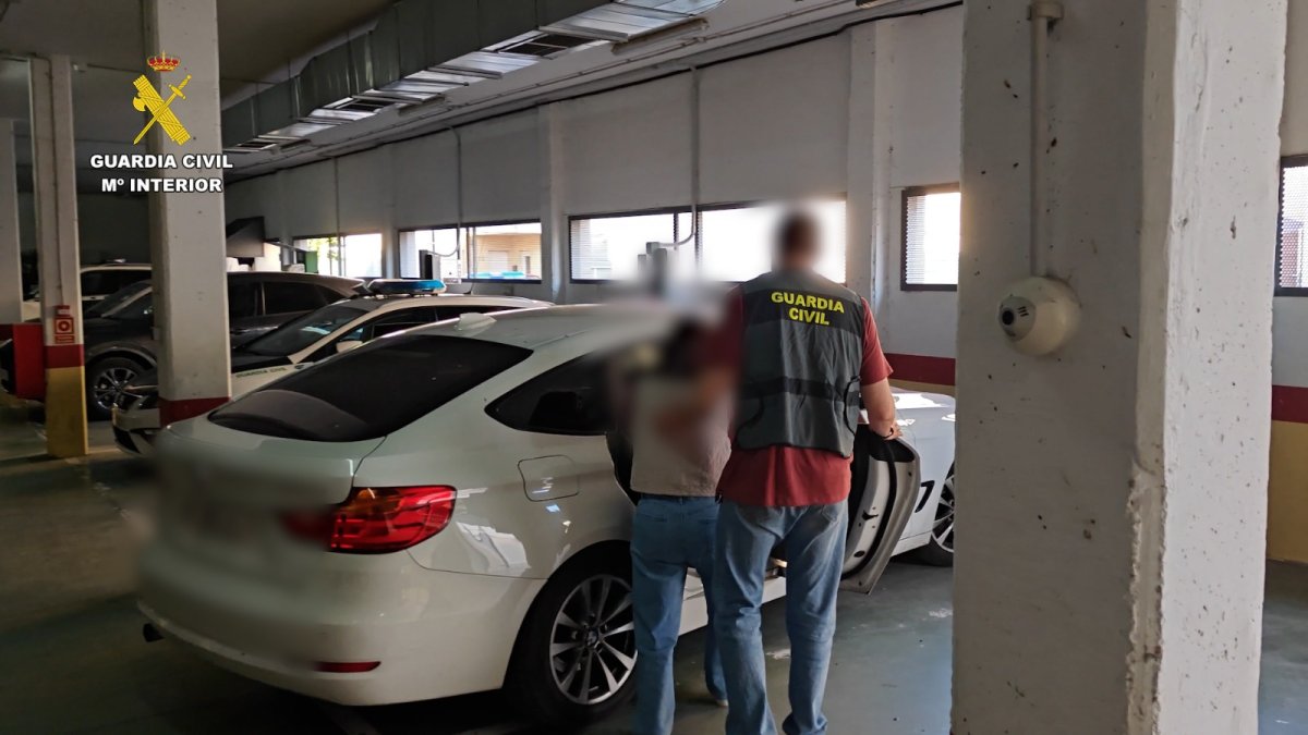 Imagen de una de las detenciones.