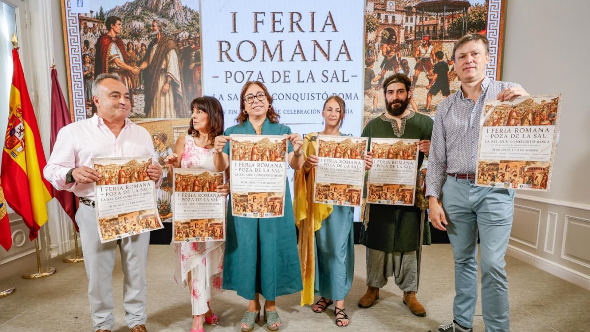 Presentación de la I Feria Romana de Poza de la Sal.