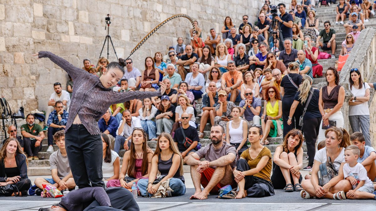Imagen de la Gala 25 aniversario celebrada a los pies de la Catedral de Burgos.