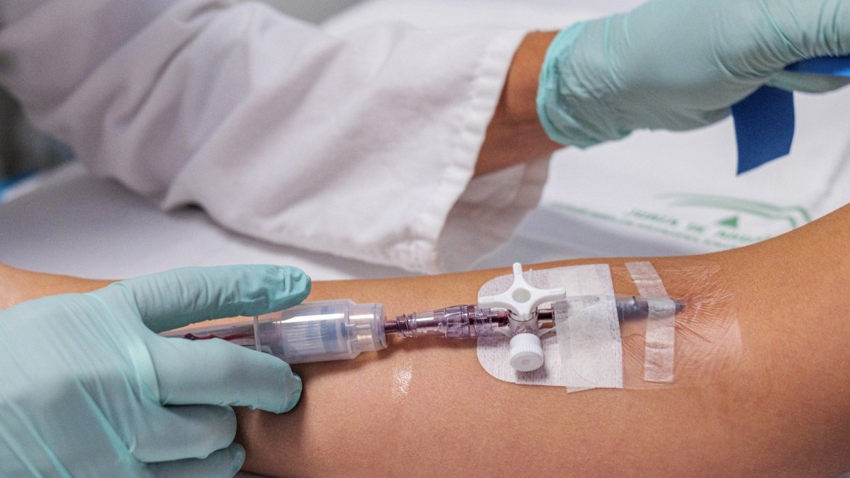 Donación de sangre.