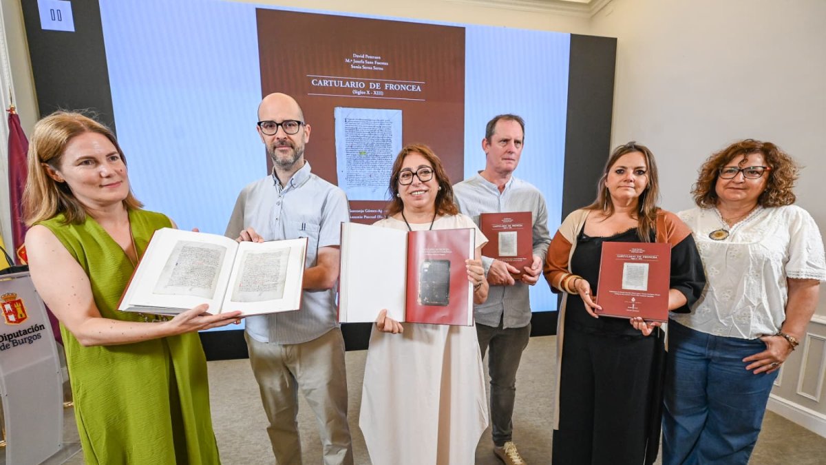 Presentación del Cartulario de Froncea en la Diputación de Burgos.