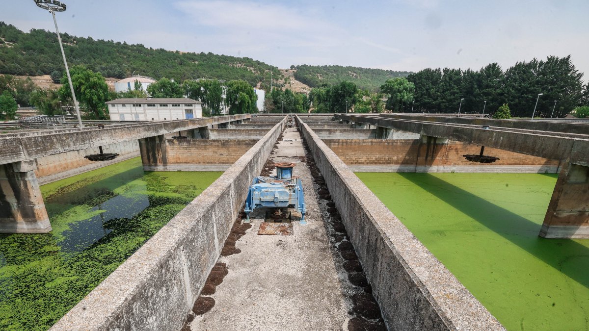 Esta es la zona de la depuradora que se acondicionará como futuro tanque de tormentas, donde es necesaria una importante obra civil valorada entre 7 y 8 millones.