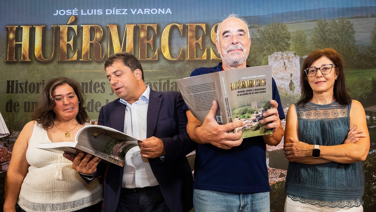 Presentación del libro 'Huérmeces: historias, gentes y curiosidades de un pueblo de la vieja Castilla'.