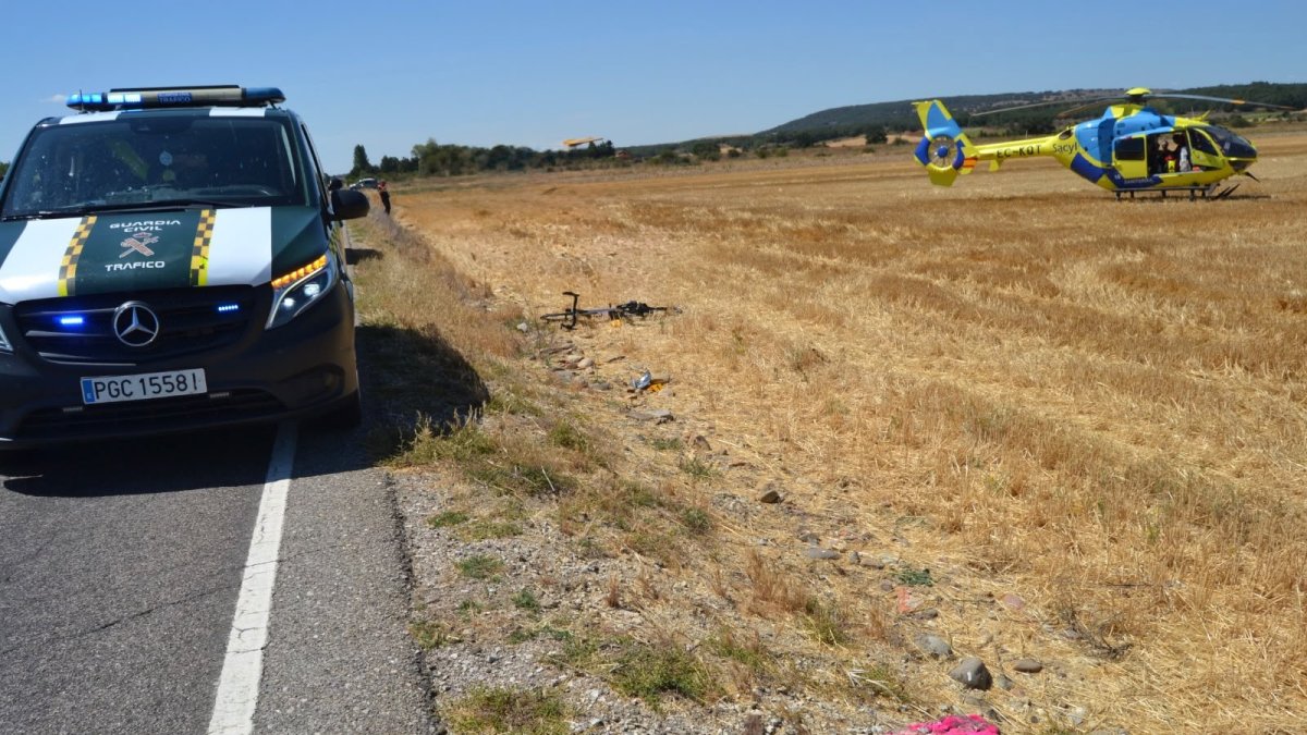 Imagen del lugar del accidente.