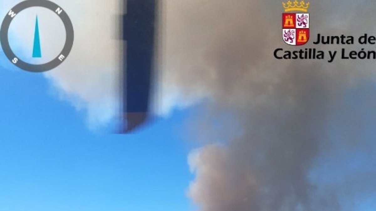 Incendio de Cifuentes de Rueda (León).