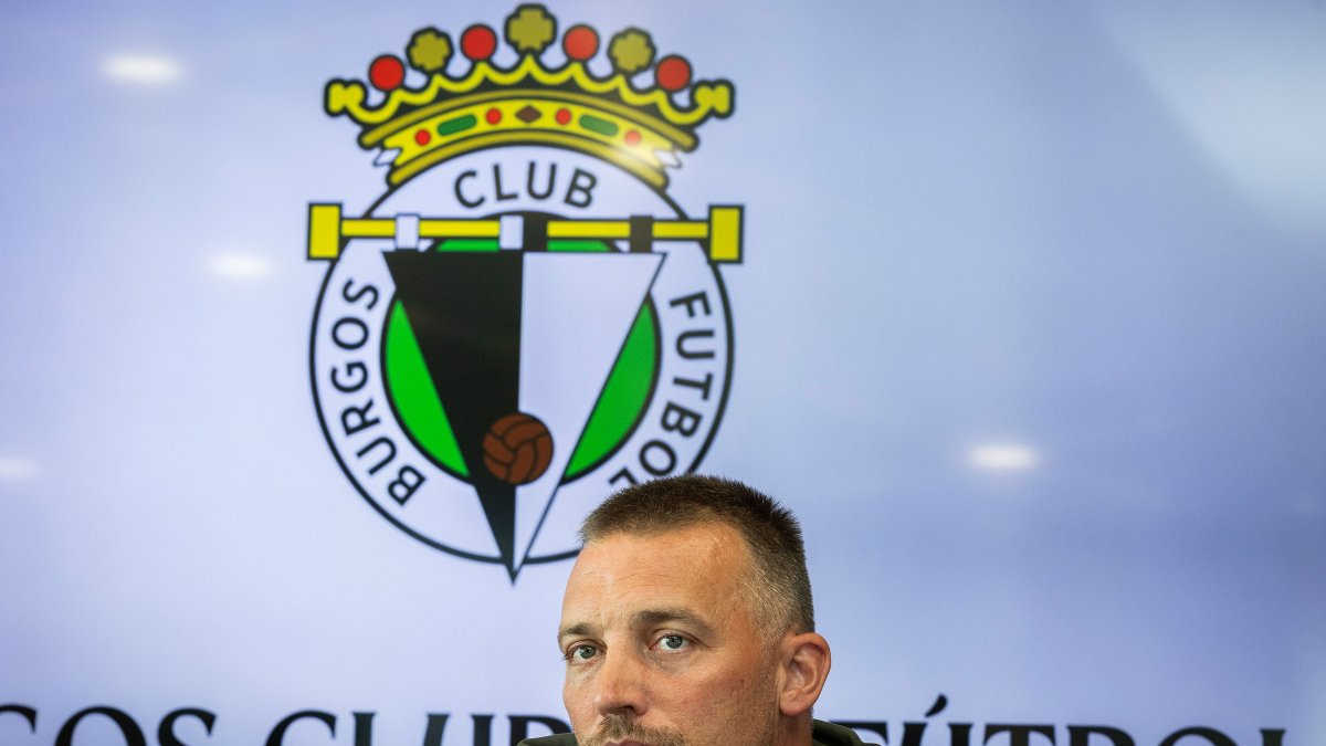 Michu, director deportivo del Burgos CF.
