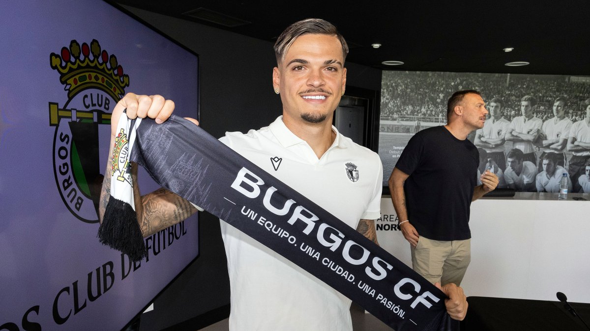 Bruno Iribarne, nuevo jugador del Burgos CF.