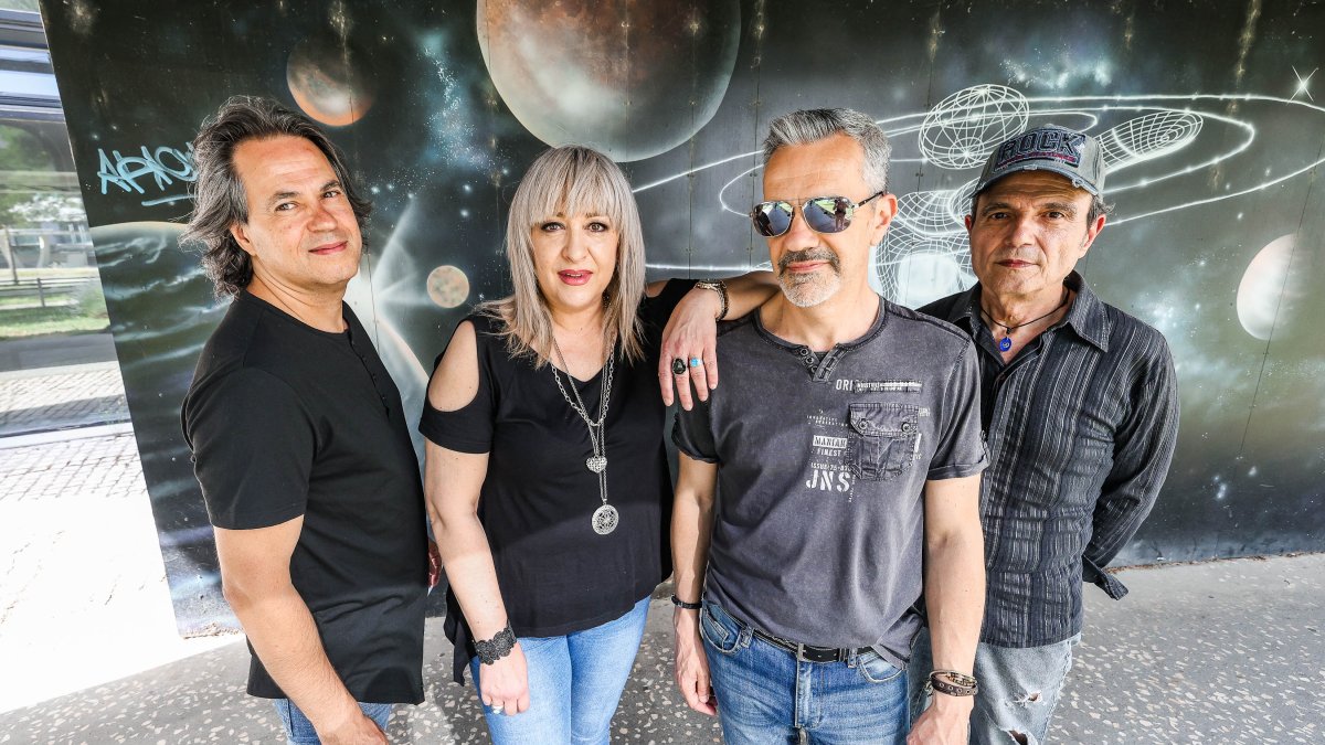 La banda burgalesa Frío, entusiasmada ante su nueva aventura discográfica.