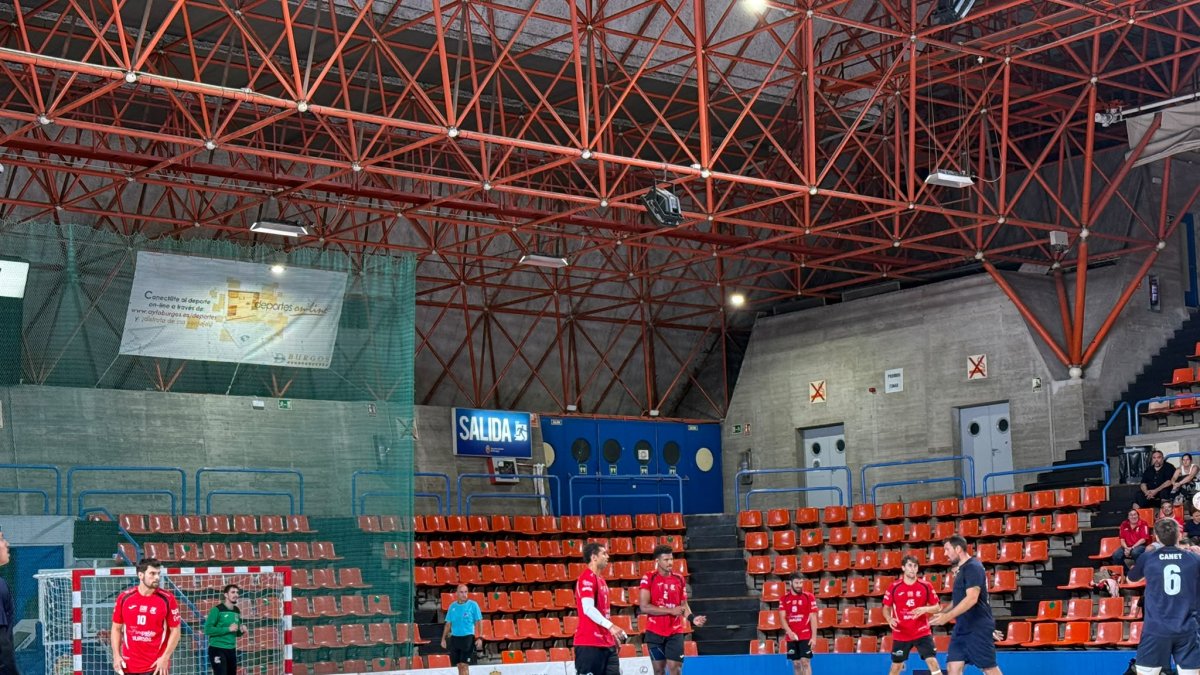 Los jugadores del UBU San Pablo durante el partido