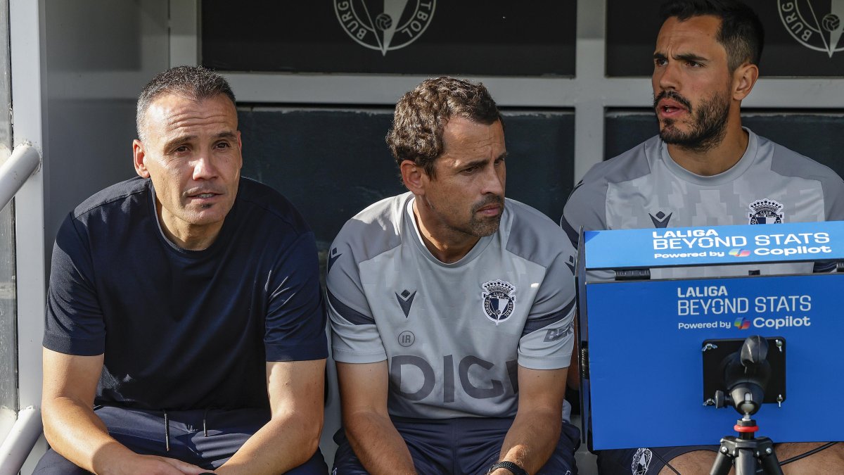 Sergio Francisco, con miembros de su equipo técnico.