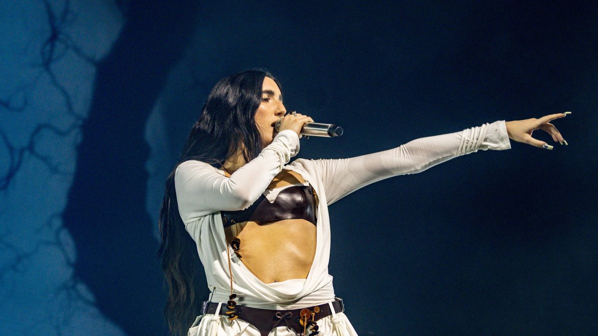 Archivo - La cantante Judeline durante su concierto en el Movistar Arena, a 22 de febrero de 2026, en Madrid (España).
