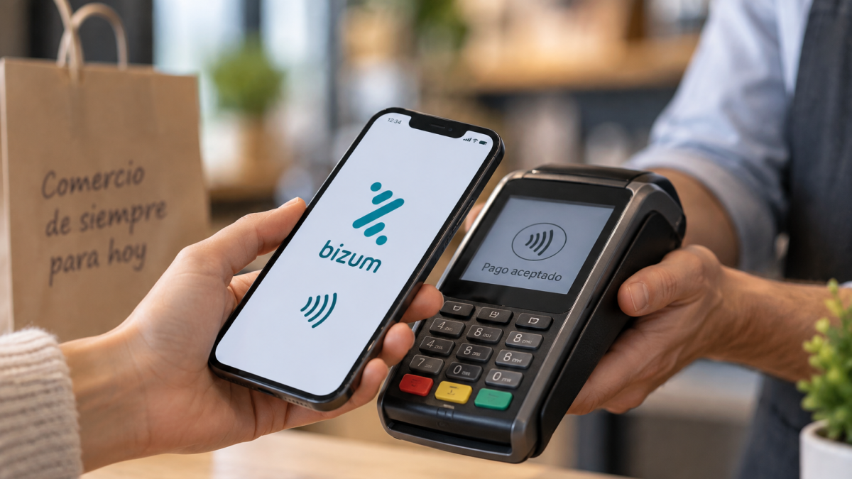 Pago contactless con Bizum.