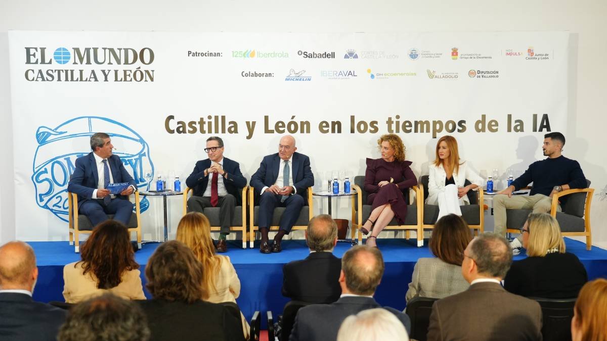 Pablo Lago, Juan Manuel Corchado, Jesús Julio Carnero, María Pardo, Aitana Hernando y Pablo Soto.