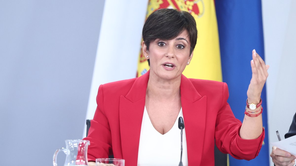 La ministra de Vivienda y Agenda Urbana, Isabel Rodríguez.