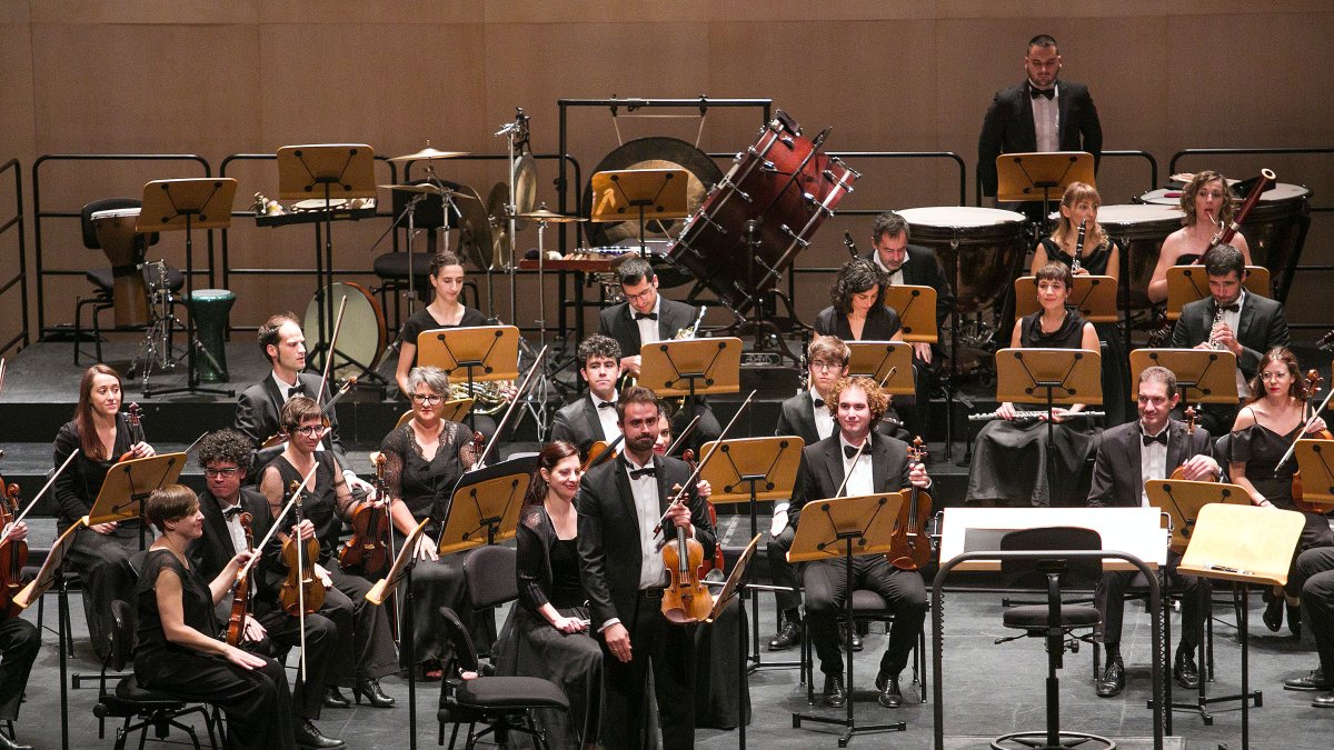 Una actuación de la Orquesta Sinfónica de Burgos (Osbu), en una imagen de archivo.