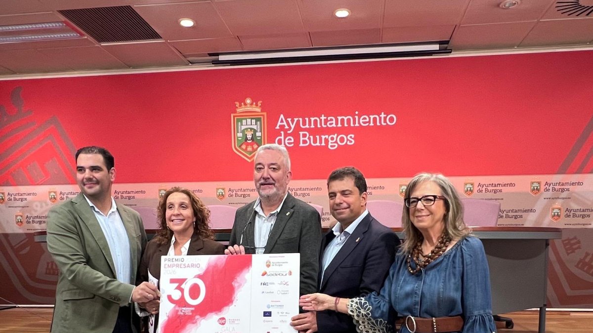 Estos son los cuatro finalistas al premio Joven Empresario de Burgos