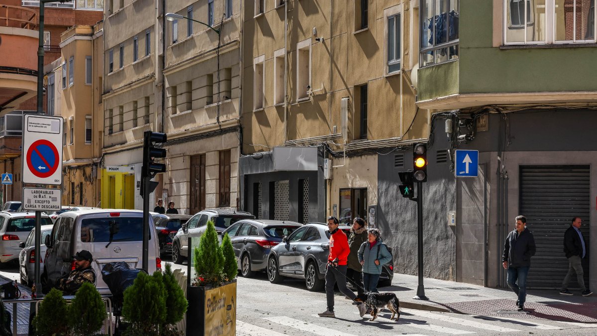 Encuentro entre las calles San Pedro y San Felices y San Isidro.