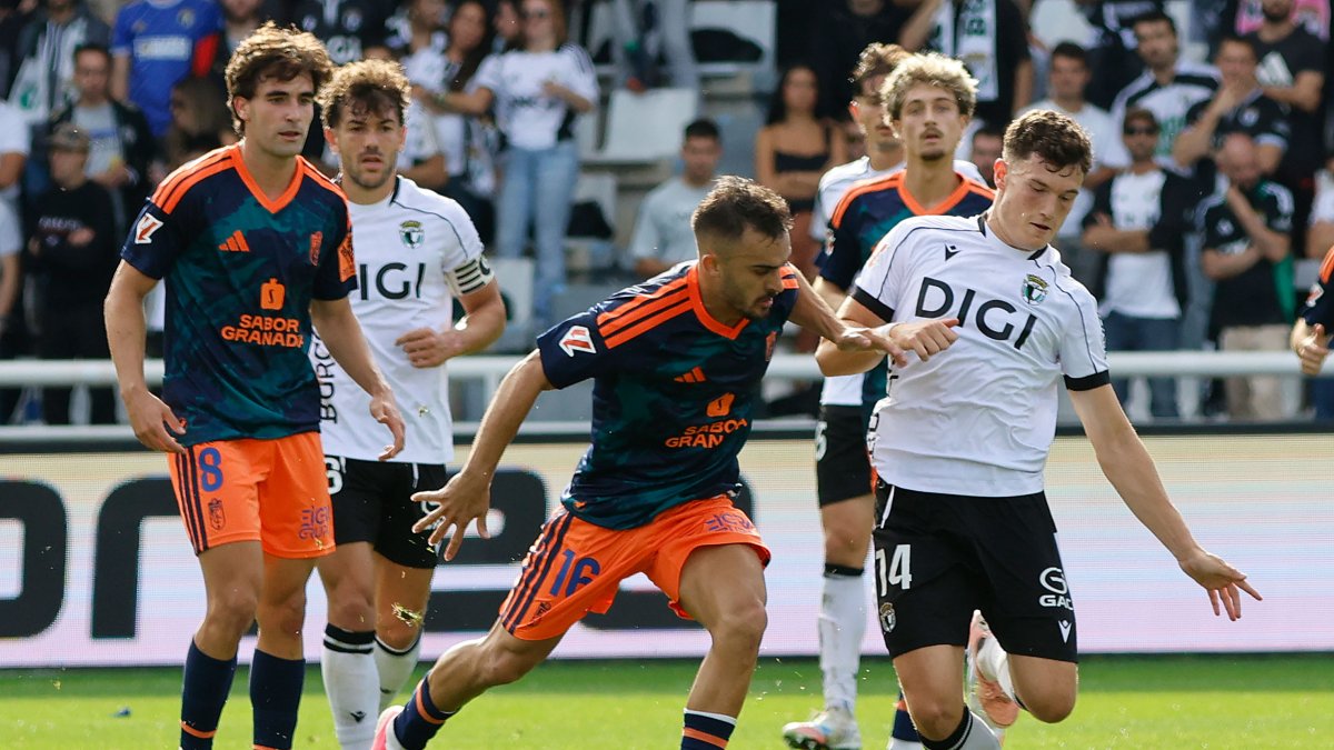 David González, durante el partido contra el Granada.