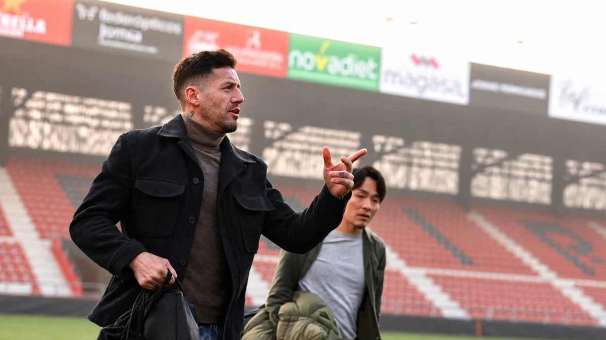 Aday Benítez, a su llegada a Anduva.