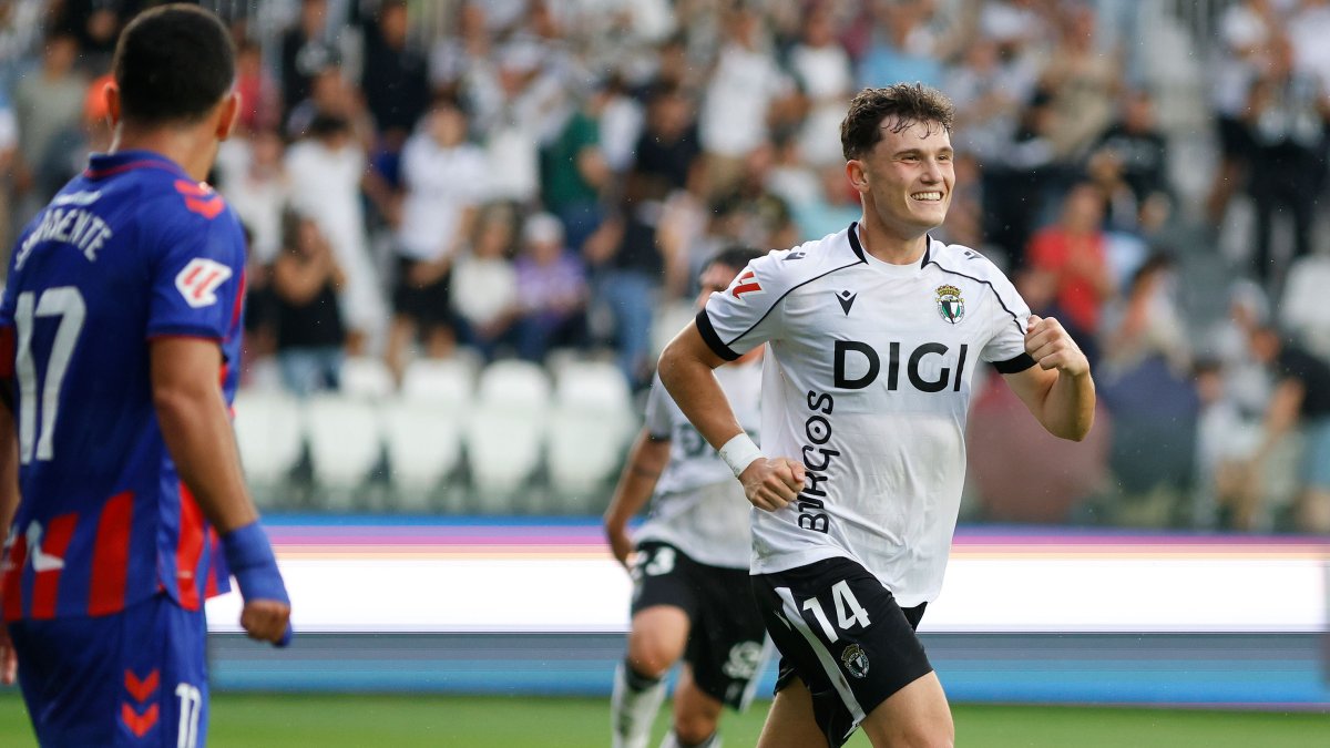 David González, durante el partido contra el Eldense.