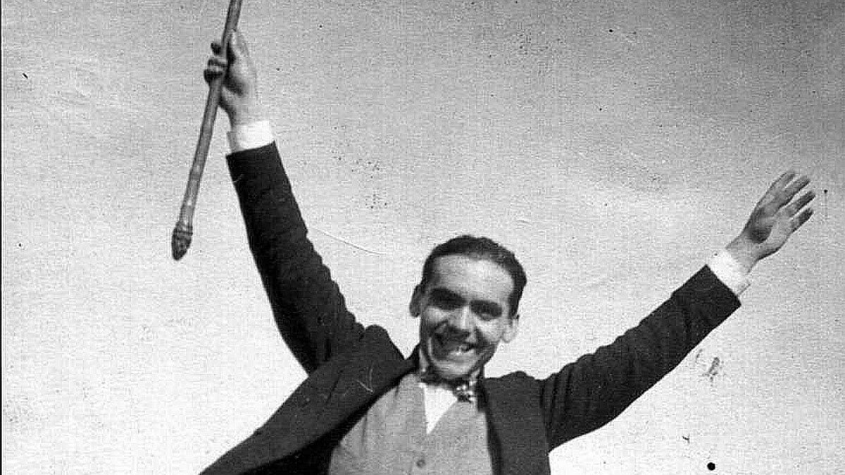 El poeta y dramaturgo Federico García Lorca, en 1925.