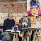 Miembros del Comité AntiSida de Burgos, durante la rueda de prensa del último Día Mundial de la Lucha contra el Sida.-RAÚL G. OCHOA