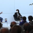El escritor Juan José Millás y el paleontólogo Juan Luis Arsuaga presentan en el MEH su segundo libro conjunto. ICAL