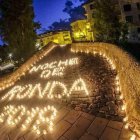 Imagen de las velas que adornaron la última Noche de Ronda.-ECB