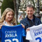 Ayala junto a Borja Suárez y Alfonso Fernández Mañueco. SANTI OTERO