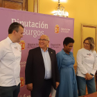 Javier Izquierdo, Jesús María Sendino, Albanely Rosso y Nuria Leal, con Burgos Alimenta a punto de acudir a Alicante Gastronómica