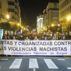 Manifestación del 25N en Burgos.