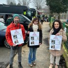 Reivindicación de Fampa Burgos durante la campaña de tráfico sobre transporte escolar seguro.