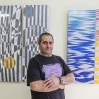 Javier Fuente (Jaté) en el Taller Índalo.