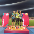 Dani Arce se hace con el oro en los 3.000 obstáculos en el campeonato de España.