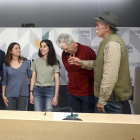 Firma de un convenio entre Cajaviva, Fundación Caja Rural y Fundación Atapuerca