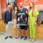 El director del Certamen Internacional de Coreografía Burgos & Nueva York, Alberto Estébañez, la bailarina Glenda Sánchez, el coreógrafo Giovanny Insaudo y la concejal Marta Alegría presentaron el evento.