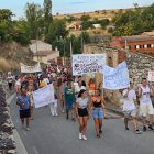 Imagen de la manifestación celebrada el sábado en Fuentemolinos
