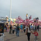 Imagen de la feria de atracciones de Aranda