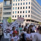 Imagen de la manifestación celebrada en Madrid contra las plantas de biogás y macrogranjas
