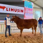 Aitor Sainz Maza, junto a Ana, su mujer, en la última edición de la feria Salamaq tras hacerse con uno de los galardones.