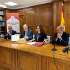Firma del convenio entre la UBU y el Colegio de Abogados de Burgos.